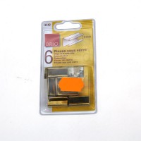 Pinces sous-verre dorées 9 mm